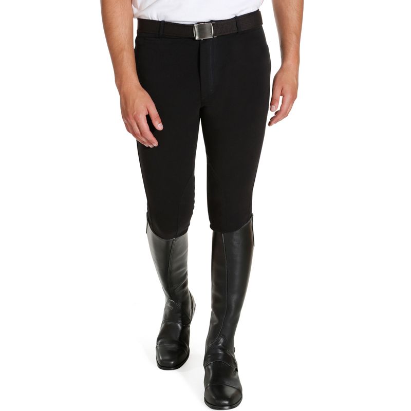 2016 Men's Jodhpurs Horse riding Pants Hardwearing Black Equestrian